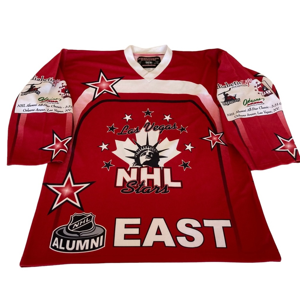 2007 NHL Alumni All-Star Classic Game Las Vegas Wranglers Hockey Jersey Size XL